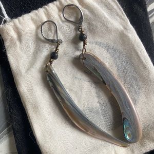 Abalone earrings
